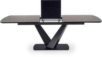 Kitchen Table Vinston | size: Length: 95cm, Width: 230cm, Height: 76cm | color: Gray | image: 3 | variant: 1012813