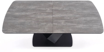 Kitchen Table Vinston | size: Length: 95cm, Width: 230cm, Height: 76cm | color: Gray | image: 5 | variant: 1012813