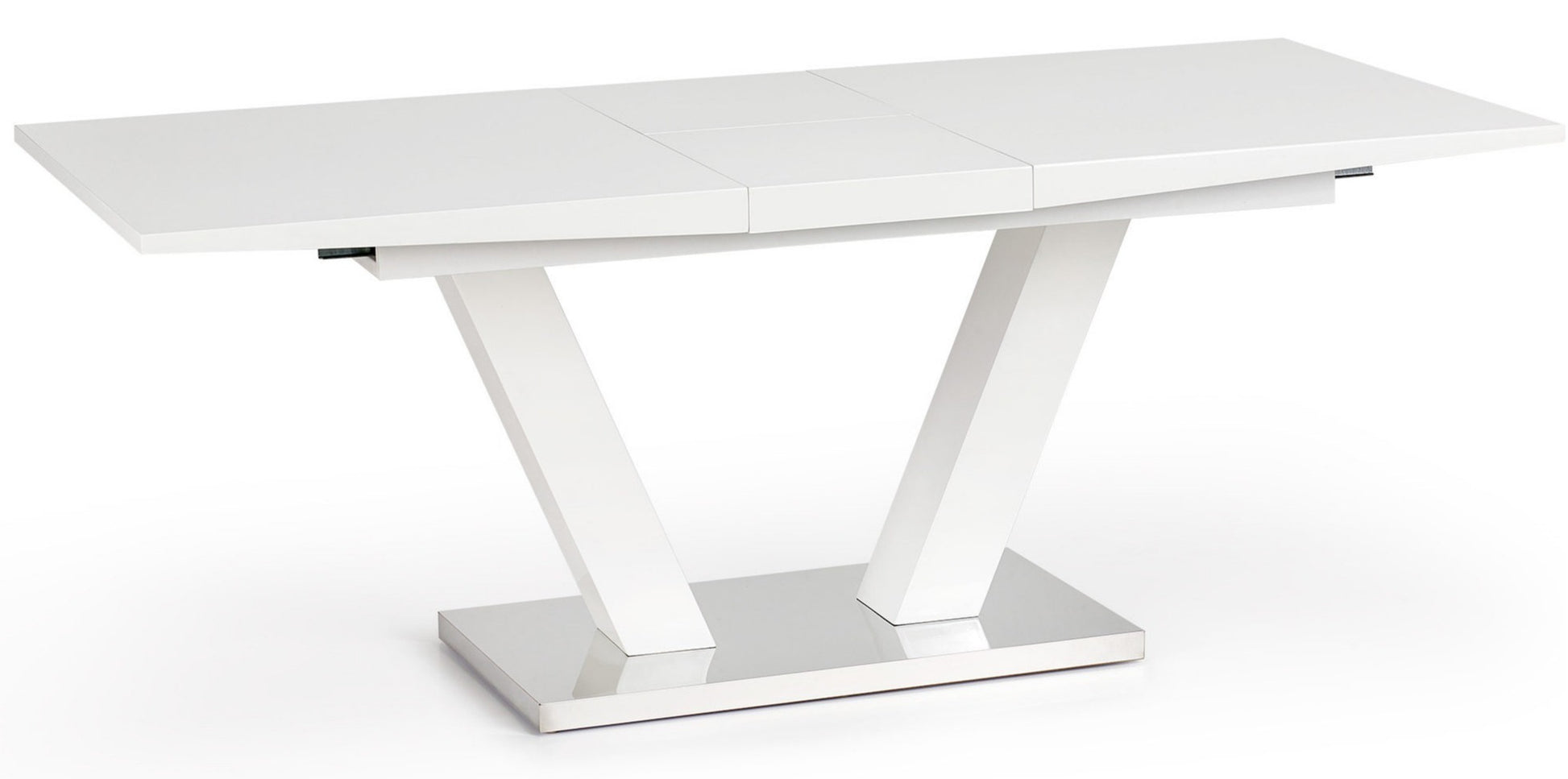 Kitchen Table Vision | size: Length: 90cm, Width: 200cm, Height: 76cm | color: White | image: 1 | variant: 1011288