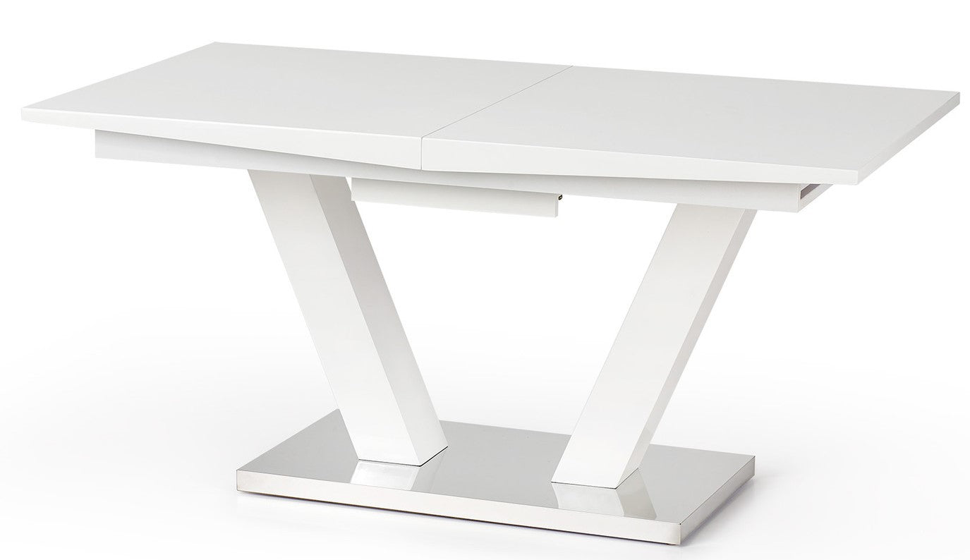 Kitchen Table Vision | size: Length: 90cm, Width: 200cm, Height: 76cm | color: White | image: 3 | variant: 1011288