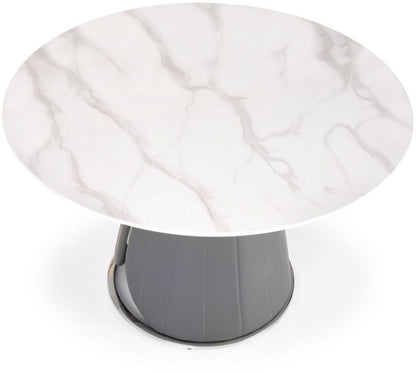 Kitchen Table West Ashford | size: Length: 120cm, Width: 120cm, Height: 77cm, Diameter: 120cm | color: White | image: 5 | variant: 1007300
