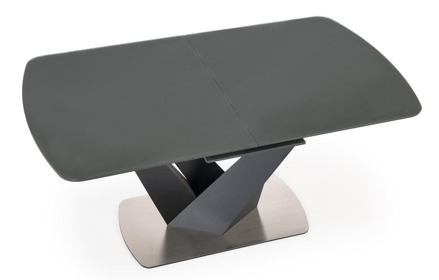 Kitchen Table West Bexleyheath | size: Length: 90cm, Width: 200cm, Height: 77cm | color: Black/Grey | image: 4 | variant: 1007269