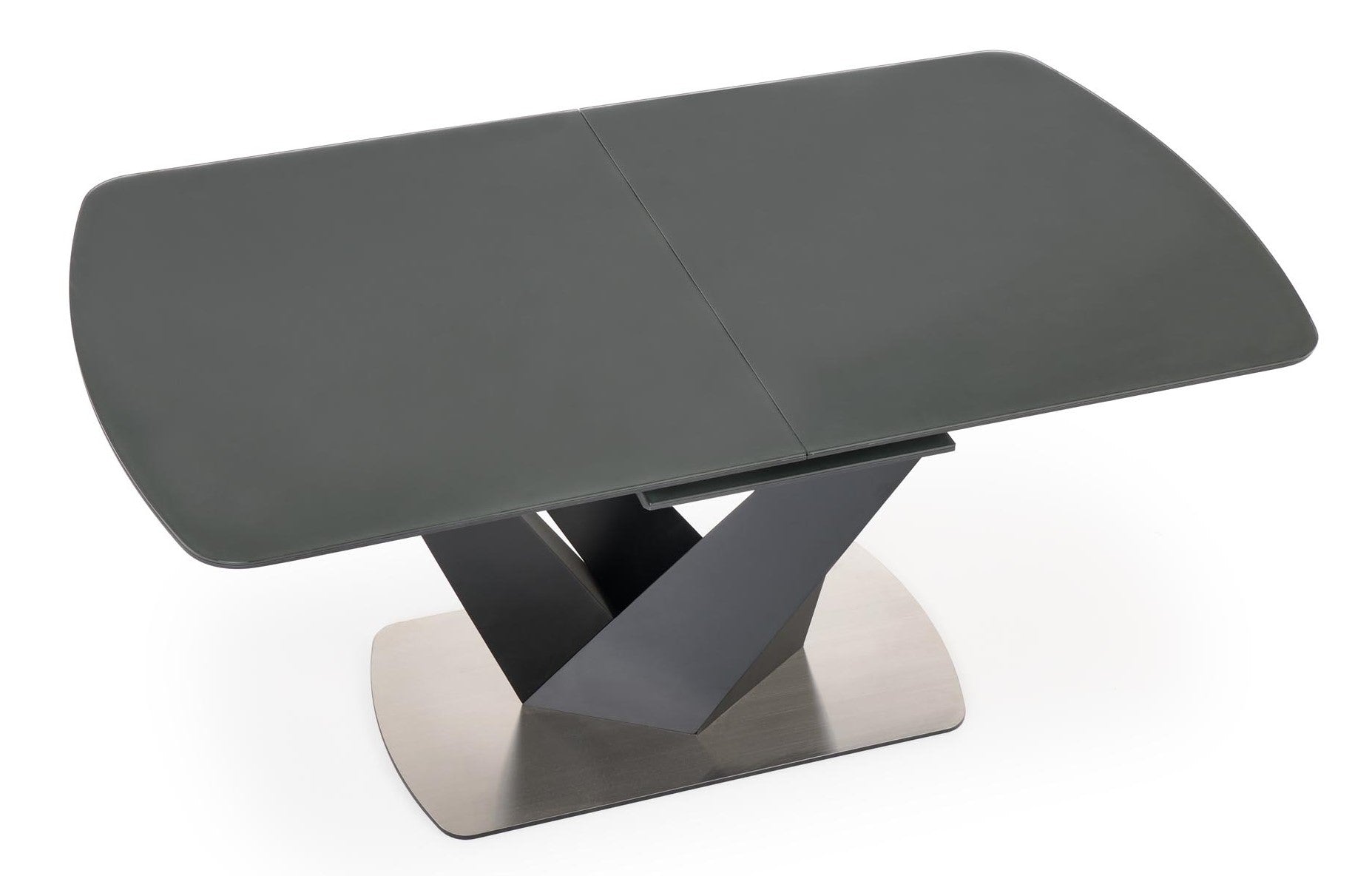 Kitchen Table West Bexleyheath | size: Length: 90cm, Width: 200cm, Height: 77cm | color: Black/Grey | image: 4 | variant: 1007269