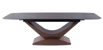 Kitchen Table West Cosenza | size: Length: 95cm, Width: 240cm, Height: 76cm | color: Black | image: 2 | variant: 1007897