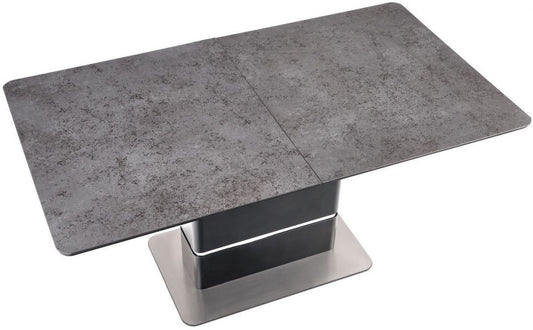 Kitchen Table West Dover | size: Length: 90cm, Width: 200cm, Height: 76cm | color: Black | image: 1 | variant: 1007296