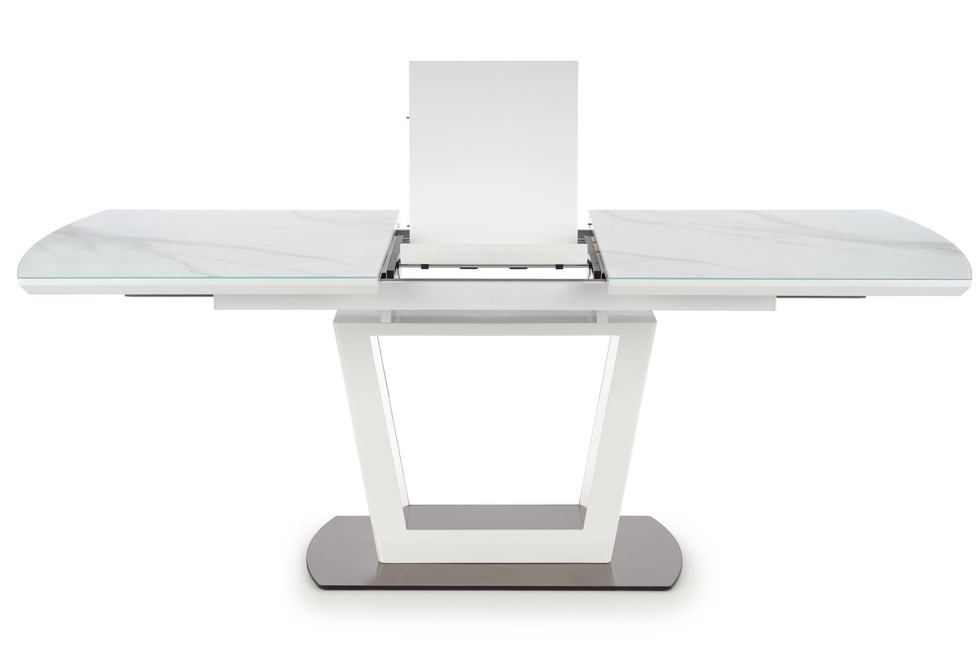 Kitchen Table West Filey | size: Length: 90cm, Width: 200cm, Height: 76cm | color: White/Marble | image: 5 | variant: 1007116