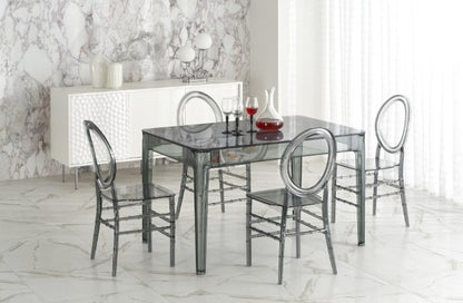 Kitchen Table West Fishguard | size: Length: 80cm, Width: 120cm, Height: 74cm | color: Transparent | image: 1 | variant: 1007402