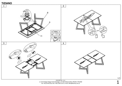Kitchen Table West Grimsby | size: Length: 90cm, Width: 210cm, Height: 76cm | color: Gray | image: 4 | variant: 1007122