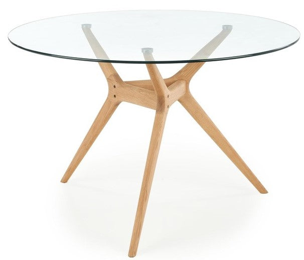 Kitchen Table West Horncastle | size: Length: 120cm, Width: 120cm, Height: 77cm, Diameter: 120cm | color: Oak | image: 1 | variant: 1007126