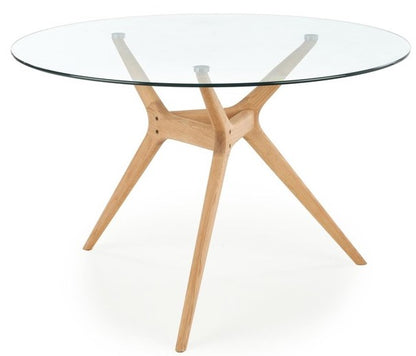 Kitchen Table West Horncastle | size: Length: 120cm, Width: 120cm, Height: 77cm, Diameter: 120cm | color: Oak | image: 1 | variant: 1007126