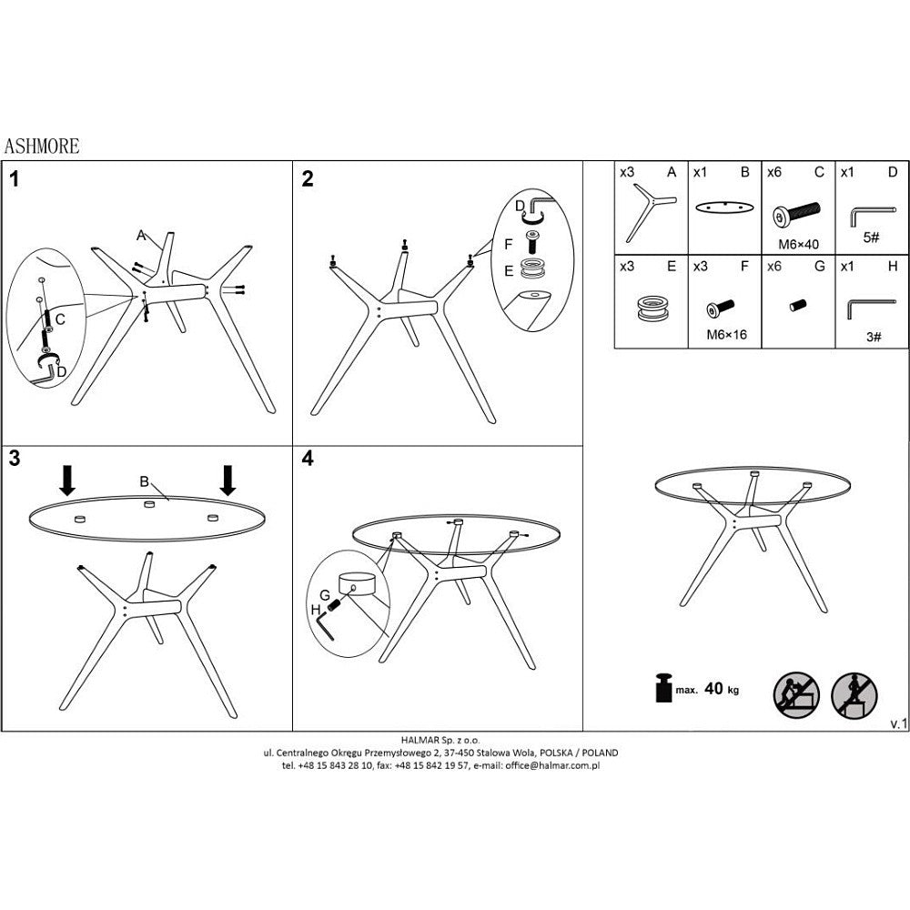 Kitchen Table West Horncastle | size: Length: 120cm, Width: 120cm, Height: 77cm, Diameter: 120cm | color: Oak | image: 10 | variant: 1007126