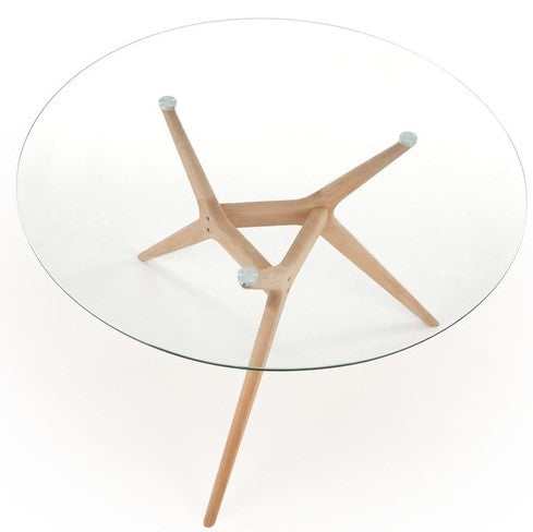 Kitchen Table West Horncastle | size: Length: 120cm, Width: 120cm, Height: 77cm, Diameter: 120cm | color: Oak | image: 2 | variant: 1007126