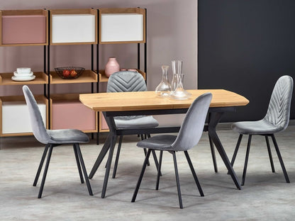 Kitchen Table West Margate | size: Length: 80cm, Width: 180cm, Height: 76cm | color: Oak | image: 3 | variant: 1007292