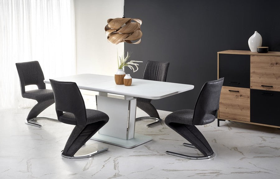 Kitchen Table West Milton | size: Length: 90cm, Width: 200cm, Height: 76cm | color: White | image: 2 | variant: 1007189