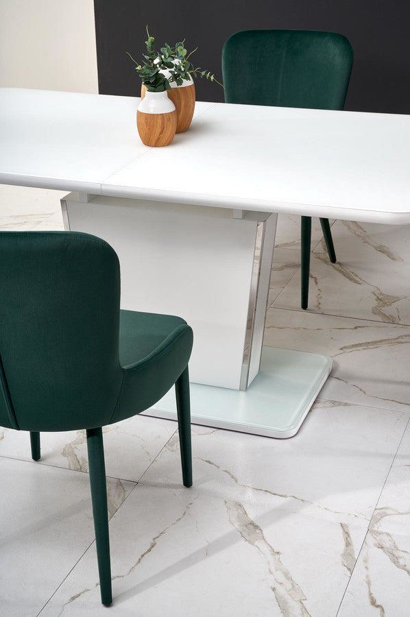 Kitchen Table West Milton | size: Length: 90cm, Width: 200cm, Height: 76cm | color: White | image: 3 | variant: 1007189