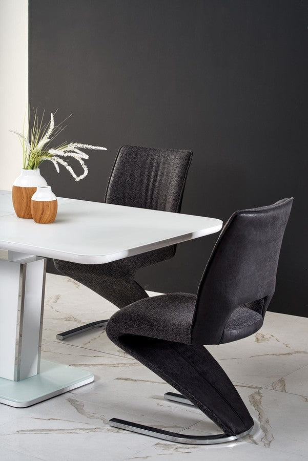 Kitchen Table West Milton | size: Length: 90cm, Width: 200cm, Height: 76cm | color: White | image: 5 | variant: 1007189