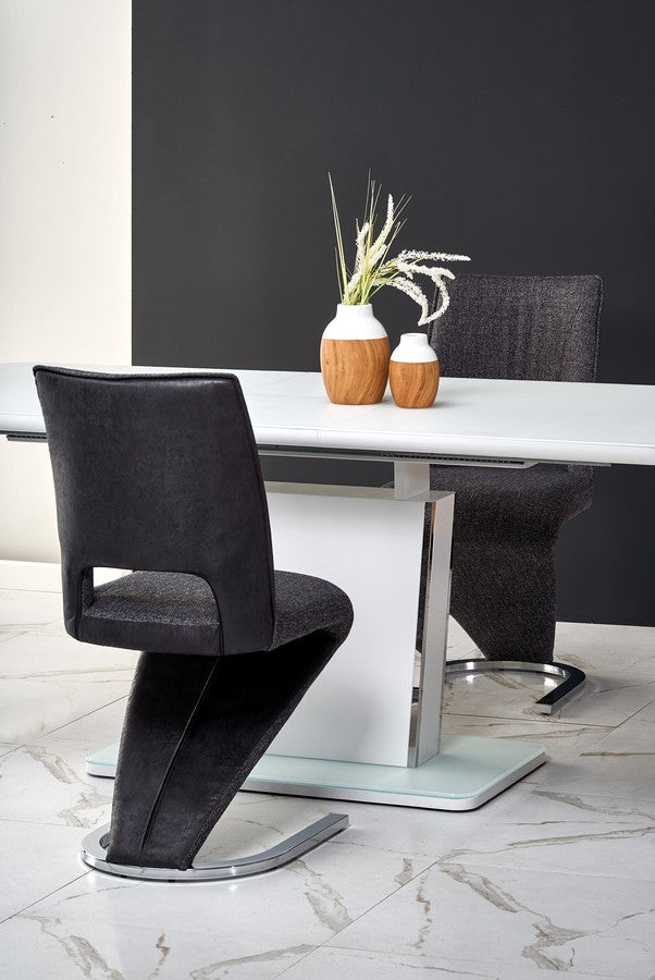 Kitchen Table West Milton | size: Length: 90cm, Width: 200cm, Height: 76cm | color: White | image: 6 | variant: 1007189