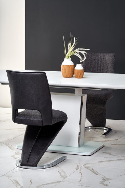 Kitchen Table West Milton | size: Length: 90cm, Width: 200cm, Height: 76cm | color: White | image: 6 | variant: 1007189