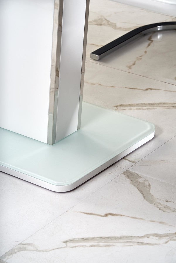Kitchen Table West Milton | size: Length: 90cm, Width: 200cm, Height: 76cm | color: White | image: 7 | variant: 1007189