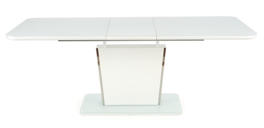 Kitchen Table West Milton | size: Length: 90cm, Width: 200cm, Height: 76cm | color: White | image: 9 | variant: 1007189