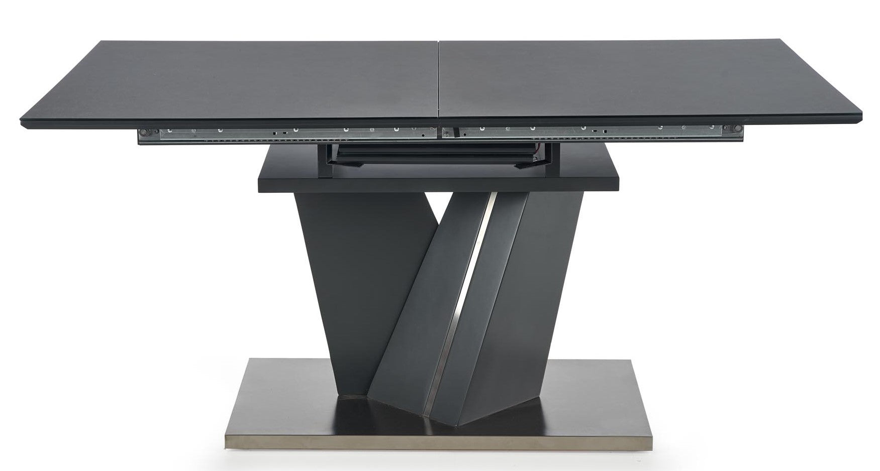 Kitchen Table West Olney | size: Length: 90cm, Width: 200cm, Height: 77cm | color: Gray | image: 3 | variant: 1007191