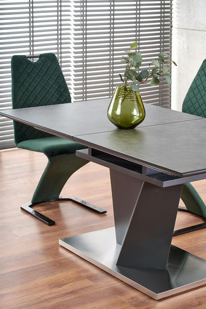 Kitchen Table West Olney | size: Length: 90cm, Width: 200cm, Height: 77cm | color: Gray | image: 5 | variant: 1007191