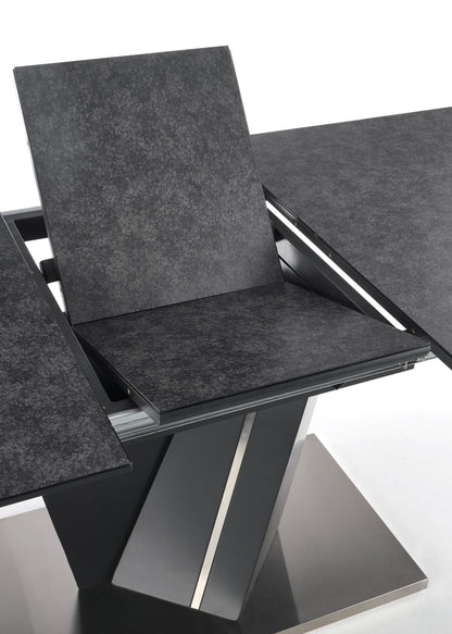 Kitchen Table West Olney | size: Length: 90cm, Width: 200cm, Height: 77cm | color: Gray | image: 7 | variant: 1007191