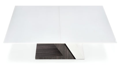 Kitchen Table West Oswestry | size: Length: 90cm, Width: 200cm, Height: 76cm | color: White/Grey | image: 8 | variant: 1007389