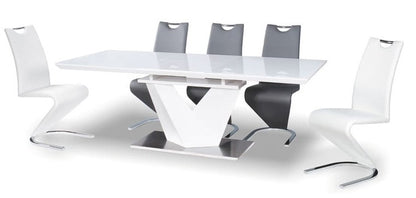 Kitchen Table West Padua | size: Length: 90cm, Width: 220cm, Height: 75cm | color: White | image: 2 | variant: 1007769