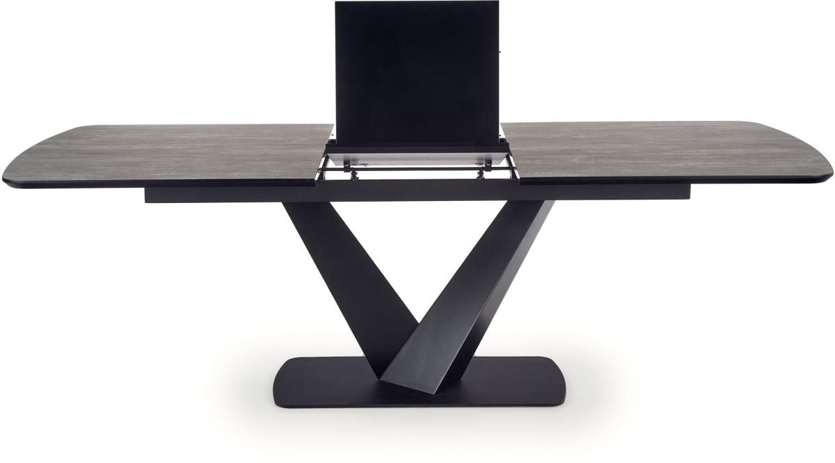 Kitchen Table West Rye | size: Length: 95cm, Width: 230cm, Height: 76cm | color: Gray | image: 3 | variant: 1007303