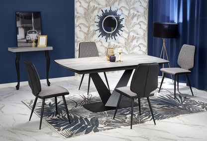 Kitchen Table West Rye | size: Length: 95cm, Width: 230cm, Height: 76cm | color: Gray | image: 8 | variant: 1007303