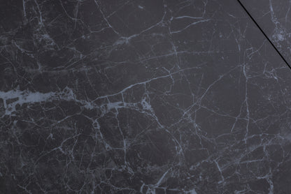 Kitchen Table West Santiago | size: Length: 90cm, Width: 220cm, Height: 76cm | color: White/Marble/Grey | image: 7 | variant: 1007687