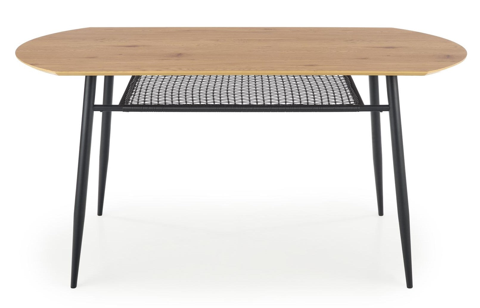 Kitchen Table West Scarborough | size: Length: 90cm, Width: 160cm, Height: 77cm | color: Black/Oak | image: 8 | variant: 1007115