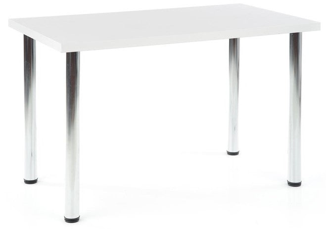 Kitchen Table West Skegness | size: Length: 60cm, Width: 120cm, Height: 75cm | color: White | image: 1 | variant: 1007119