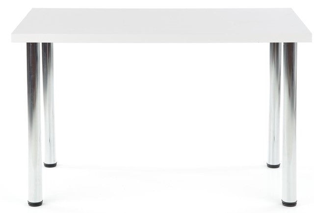 Kitchen Table West Skegness | size: Length: 60cm, Width: 120cm, Height: 75cm | color: White | image: 3 | variant: 1007119