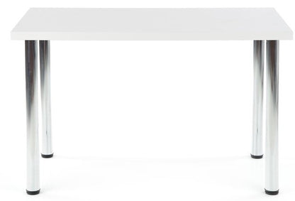 Kitchen Table West Skegness | size: Length: 60cm, Width: 120cm, Height: 75cm | color: White | image: 3 | variant: 1007119