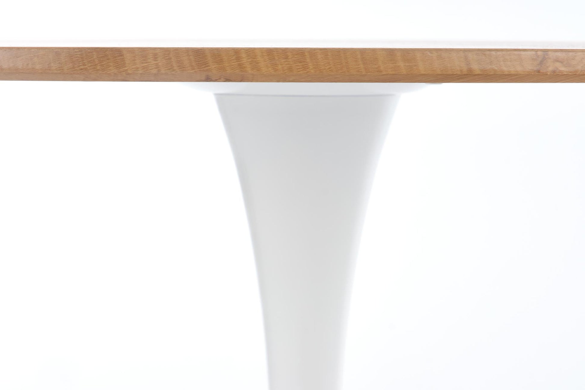 Kitchen Table West Sleaford | size: Length: 80cm, Width: 80cm, Height: 73cm, Diameter: 80cm | color: White/Brown | image: 4 | variant: 1007129