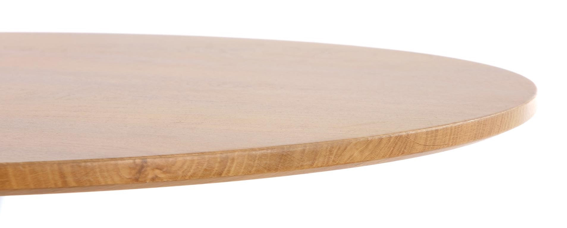Kitchen Table West Sleaford | size: Length: 80cm, Width: 80cm, Height: 73cm, Diameter: 80cm | color: White/Brown | image: 5 | variant: 1007129