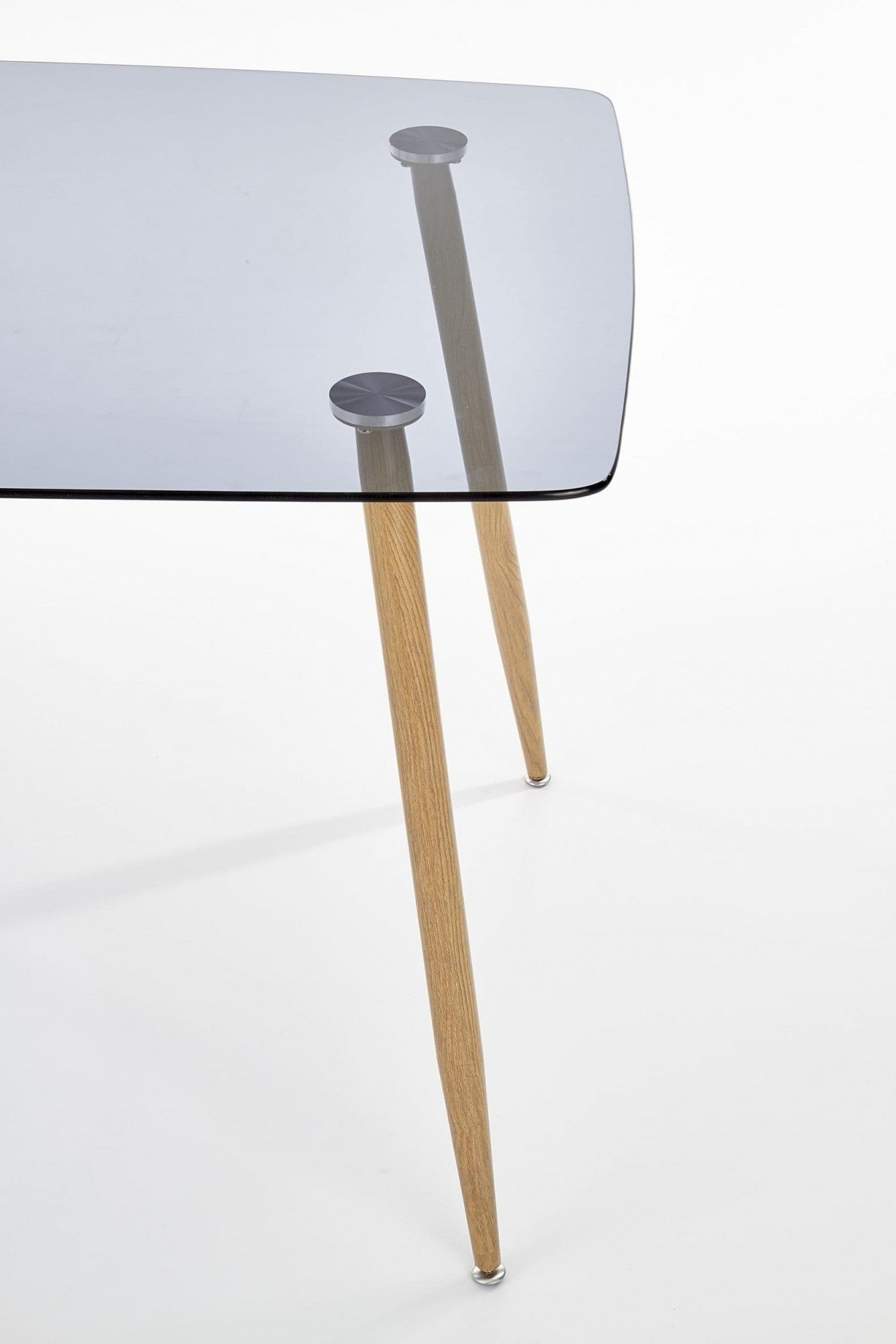 Kitchen Table West St Asaph | size: Length: 80cm, Width: 130cm, Height: 75cm | color: Transparent | image: 2 | variant: 1007387