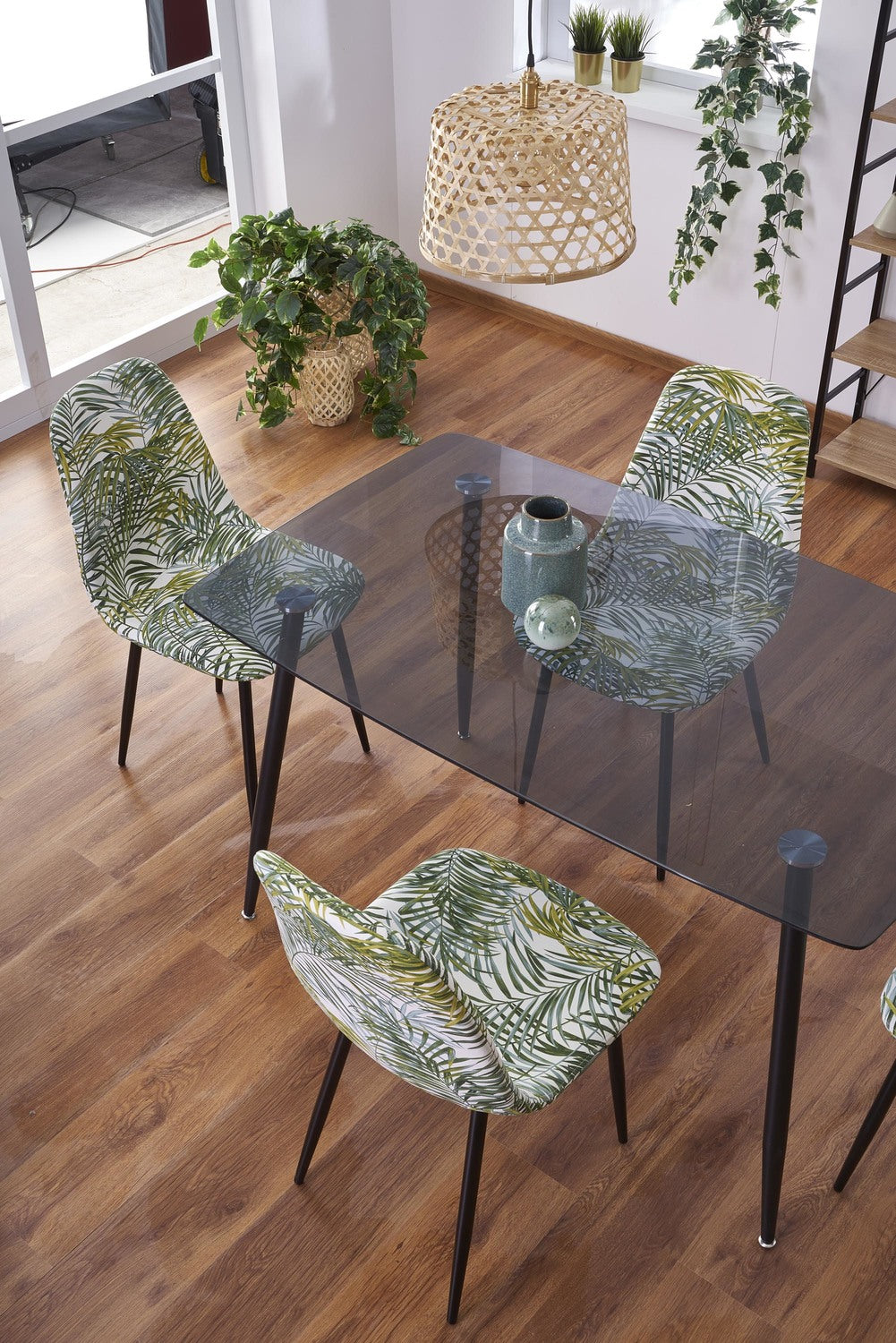 Kitchen Table West St Asaph | size: Length: 80cm, Width: 130cm, Height: 75cm | color: Transparent | image: 4 | variant: 1007387