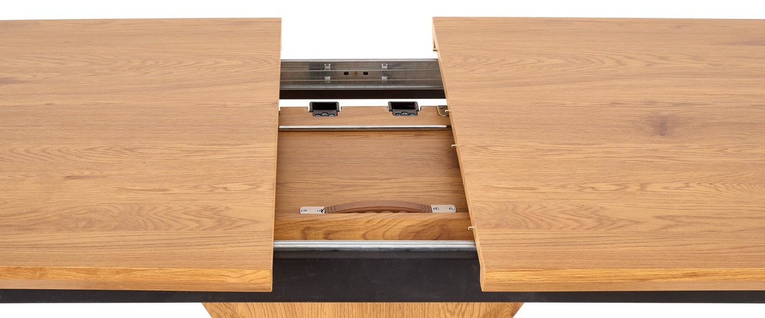 Kitchen Table West Vantaa | size: Length: 89cm, Width: 200cm, Height: 76cm | color: Oak | image: 4 | variant: 1007503