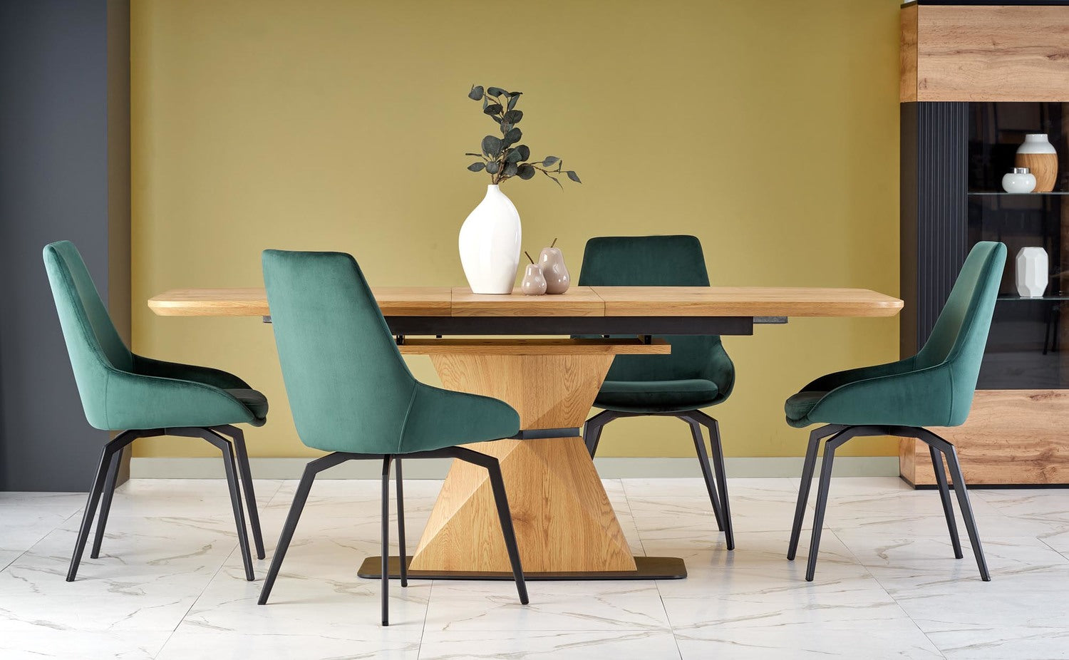Kitchen Table West Vantaa | size: Length: 89cm, Width: 200cm, Height: 76cm | color: Oak | image: 6 | variant: 1007503