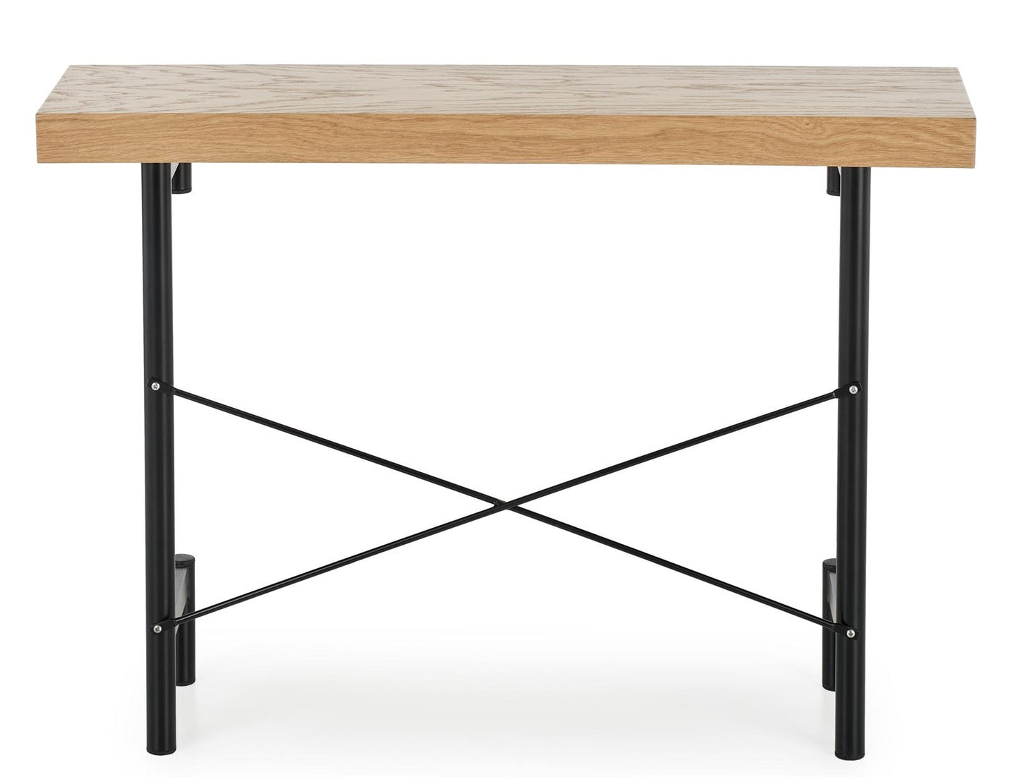 Kitchen Table West Whitby | size: Length: 30cm, Width: 106cm, Height: 77cm | color: Black/Oak | image: 8 | variant: 1007114