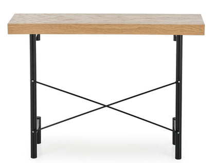 Kitchen Table West Whitby | size: Length: 30cm, Width: 106cm, Height: 77cm | color: Black/Oak | image: 8 | variant: 1007114