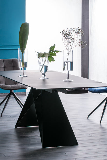 Kitchen Table Westin 1 | size: Length: 90cm, Width: 240cm, Height: 76cm | color: Black | image: 6 | variant: 1011188