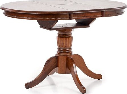 Kitchen Table William | size: Length: 90cm, Width: 124cm, Height: 75cm | color: Brown | image: 1 | variant: 1006423