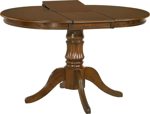 Kitchen Table William | size: Length: 90cm, Width: 124cm, Height: 75cm | color: Brown | image: 2 | variant: 1006423