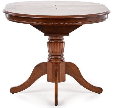 Kitchen Table William | size: Length: 90cm, Width: 124cm, Height: 75cm | color: Brown | image: 3 | variant: 1006423