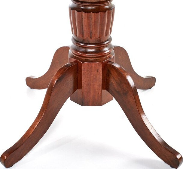 Kitchen Table William | size: Length: 90cm, Width: 124cm, Height: 75cm | color: Brown | image: 5 | variant: 1006423