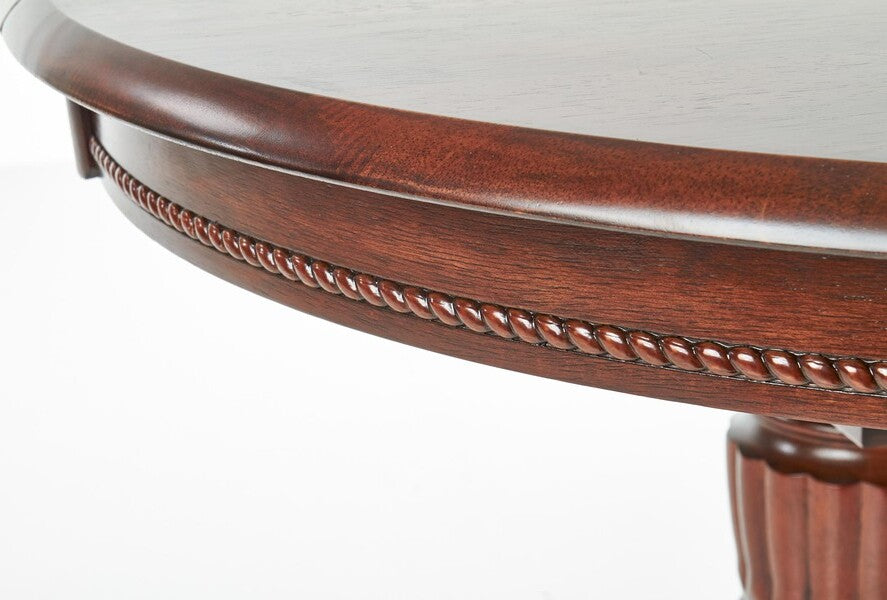 Kitchen Table William | size: Length: 90cm, Width: 124cm, Height: 75cm | color: Brown | image: 6 | variant: 1006423